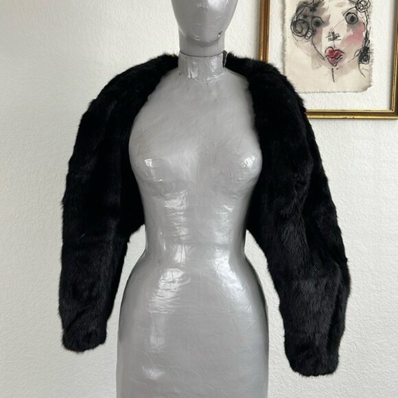 Lanvin Fur Musquash AW 07 Shawl Bolero by Alber Elbaz - Picture 1 of 9